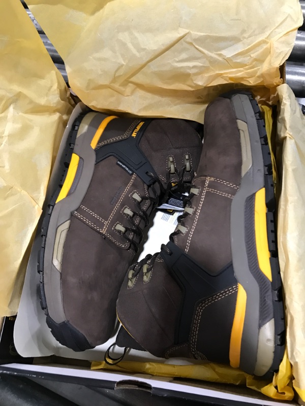 Photo 2 of  Caterpillar CAT EDGE Waterproof Nano Toe Work Boot Size: 12W, Coffee Bean 