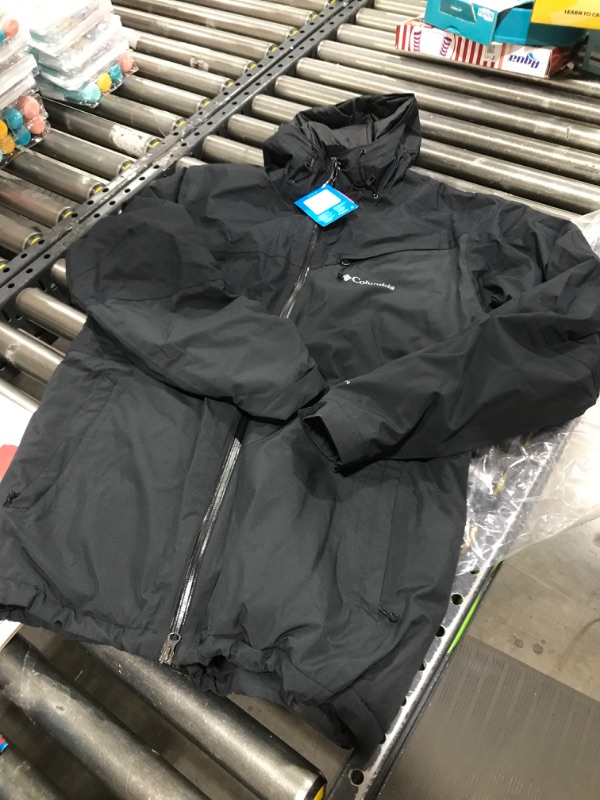 Photo 2 of  Columbia Ski Iceberg Point Insulated Ski Jacket in Black SIZE LARGE