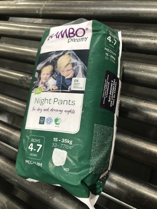 Photo 2 of Bambo Nature Premium Dreamy Night Pants: Boys 4-7 years, 10 Count
