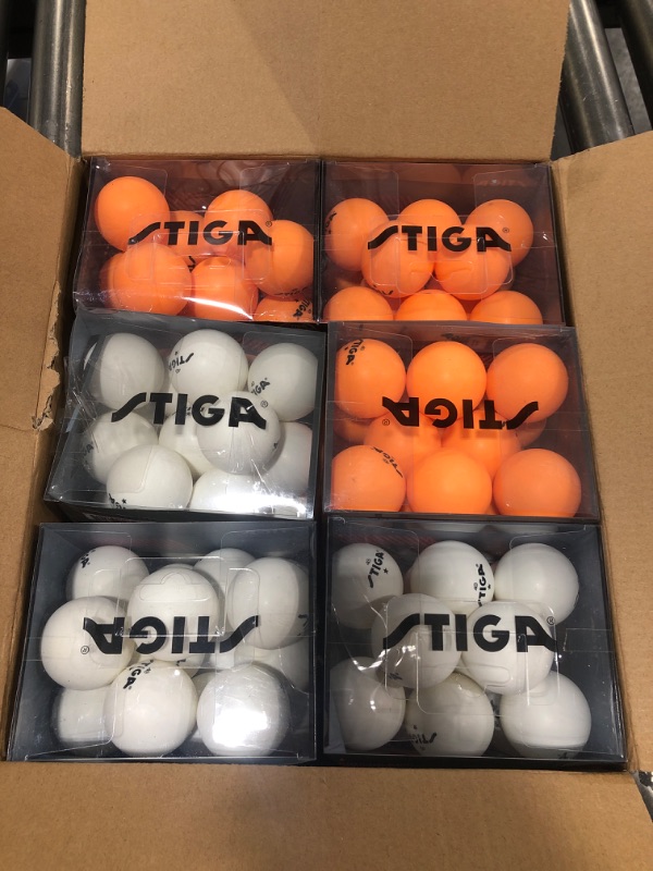 Photo 1 of 6-Pack 3 Star Table Tennis Balls | 40mm ITTF Regulation Size and Weight Ping Pong Balls
