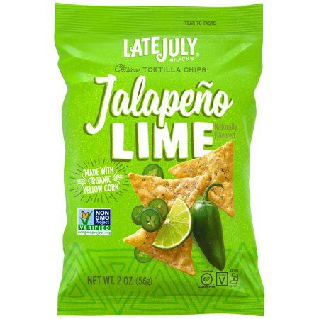 Photo 1 of Tortilla Chips Clasico Jalapeno Lime 2 Oz., PK6
