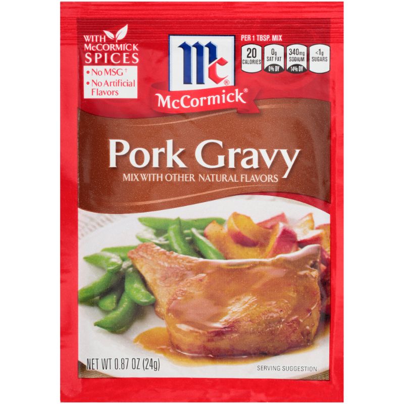 Photo 1 of 12 pack- McCormick Gravy Mix - Pork 0.87 Oz Gravies
