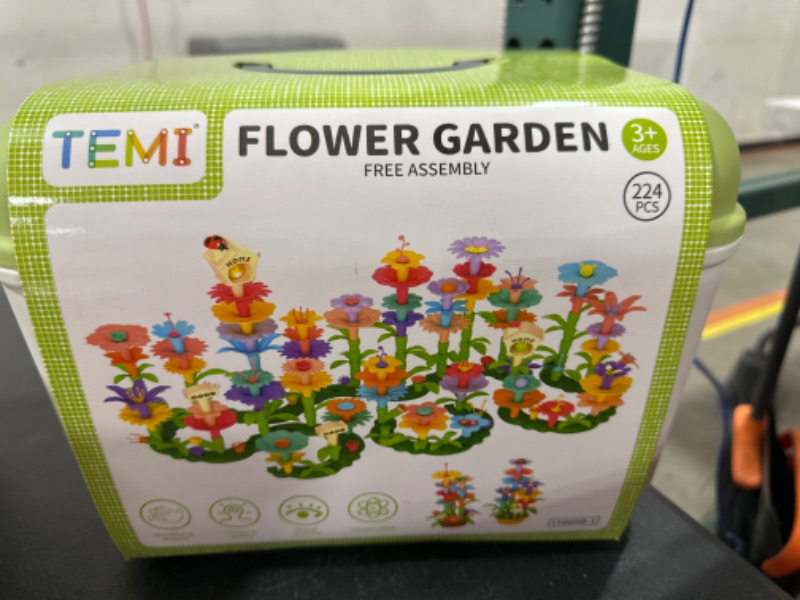 Photo 1 of TEMI FLOWER GARDEN 224 PCS FOR KIDS 