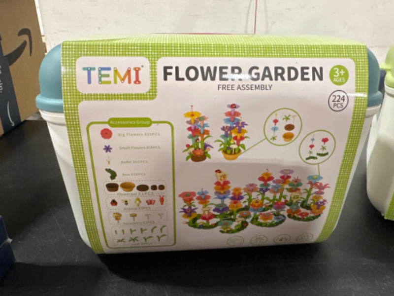 Photo 1 of TEMI FLOWER GARDEN 224 PCS FOR KIDS 