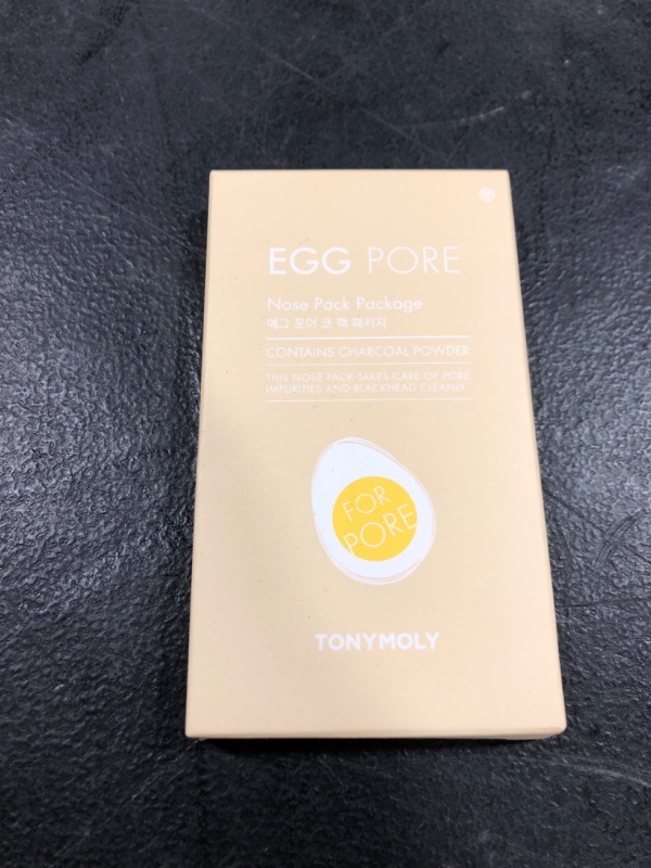 Photo 1 of TONYMOLY Egg Pore Nose Pack Package Sheets