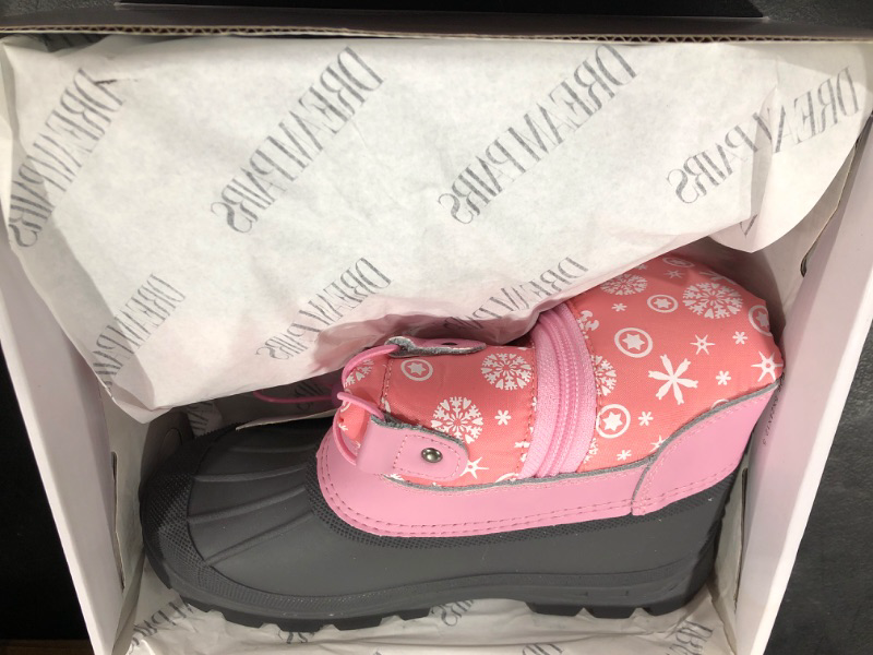 Photo 1 of DREAM PAIRS Boys Girls Insulated Waterproof Snow Boots size 2 (pink)