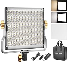 Photo 1 of Neewer Dimmable Bi-Color LED with U Bracket Professional Video Light for Studio, YouTube Outdoor Video Photography Lighting Kit, Durable Metal Frame, 480 LED Beads, 3200-5600K, CRI 96+
