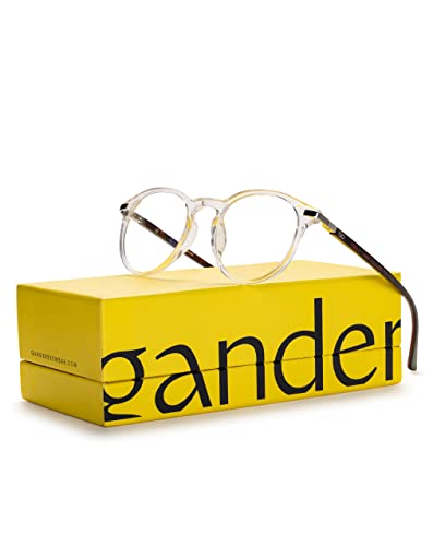 Photo 1 of Gander Premium Blue Light Blocking Computer Glasses for Men/Women. Classic Elegant Style with Adjustable Spring Hinges+ Lightweight Polycarbonate Fram
