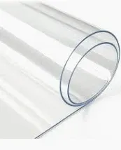 Photo 1 of  Clear Desk Cover, Clear Desk Mat, Table Cover Tablecloth Protector Rectangle, Table Protector for Dining Room