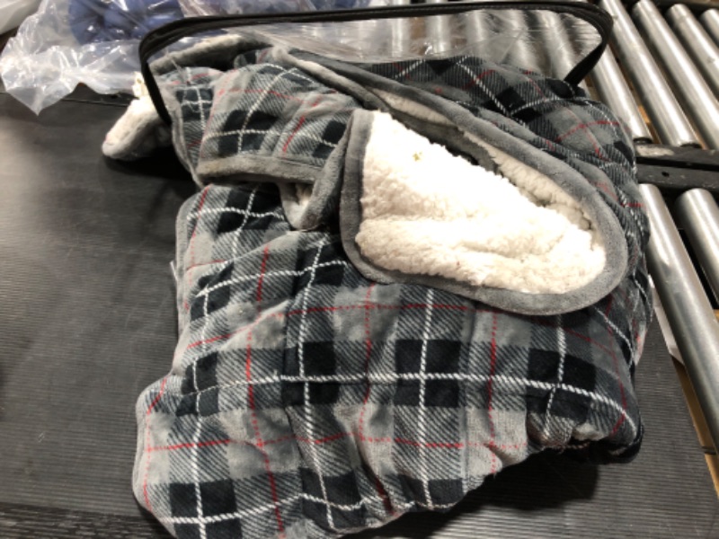Photo 1 of WEIGHTED BLANKET PLAID ,MAY NEED WASHED