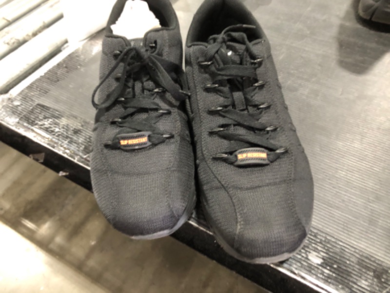 Photo 1 of BLACK WORK TENNIES, SIZE 13