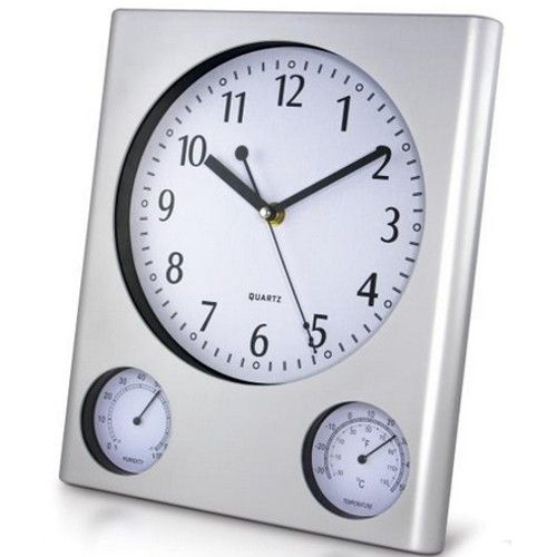 Photo 1 of Finelife 3-in-1 Weather Station Wall Clock
