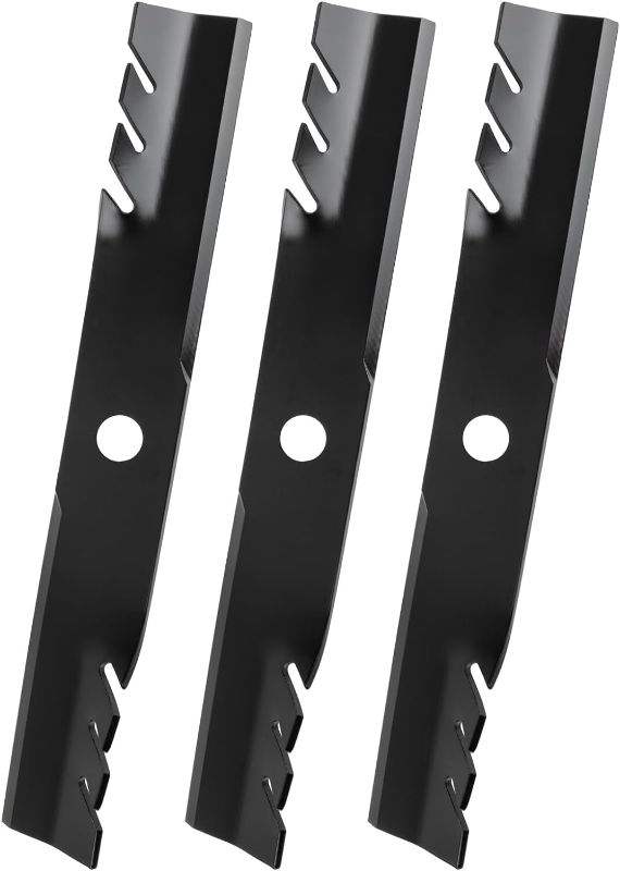 Photo 1 of 103-6397 Mulching Blades Compatible with 52" Toro Lawn Mowers, 116-5175 Mower Blades Compatible with Ex mark 52" Lazer Z Turf Tracer, Replace for 103-6387, 103-6402, 109-6873, 103-6382, 3 Pack
