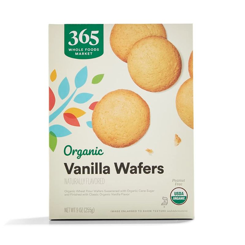 Photo 1 of 365 by Whole Foods Market, Organic Vanilla Wafers, 9 Ounce - BBD JUN 03/2024