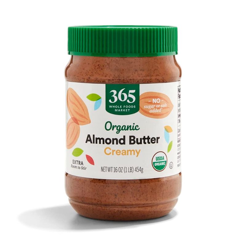 Photo 1 of 365 by Whole Foods Market, Organic Creamy Almond Butter, 16 Ounce - BBD JUN 20/24
