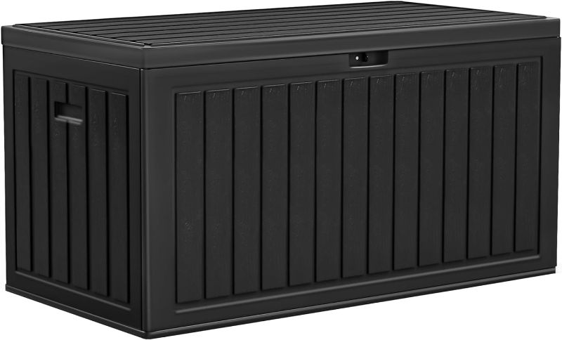 Photo 1 of STOCK PHOTO FOR REFERENCE - YITAHOME Outdoor Storage Boxes, Deck Storage for Patio Furniture, Cushions, Pool Float, Garden Tools, Lockable & Waterproof - 