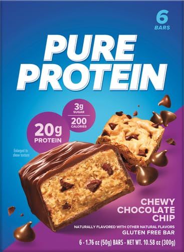 Photo 1 of Pure Protein® Chewy Chocolate Chip, 50 gram, 6 count Multipack  - BBD 11/JAN/2025