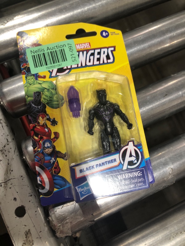 Photo 1 of Marvel Avengers Epic Hero Series Black Panther 4 Action Figure Fo Kids 4+
