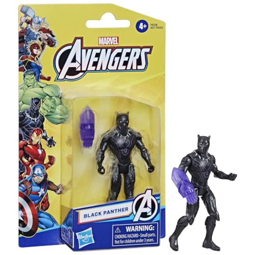 Photo 1 of Marvel Avengers Epic Hero Series Black Panther 4 Action Figure Fo Kids 4+
