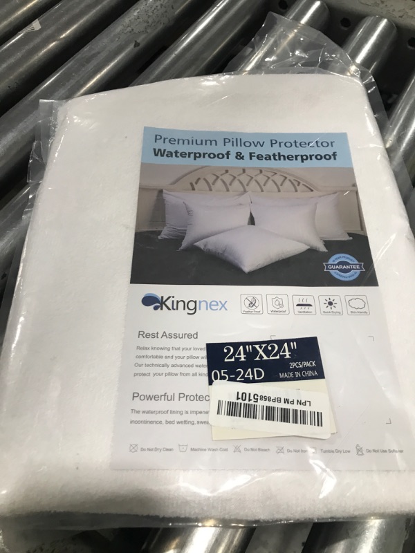 Photo 1 of Premium pillow protector waterproof & feather proof  - 24x24