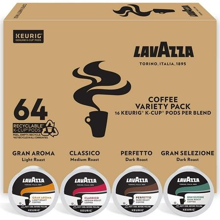 Photo 1 of Lavazza Variety Pack K-Cup® Box 64 Ct Coffee BEST BY 12/21/25
