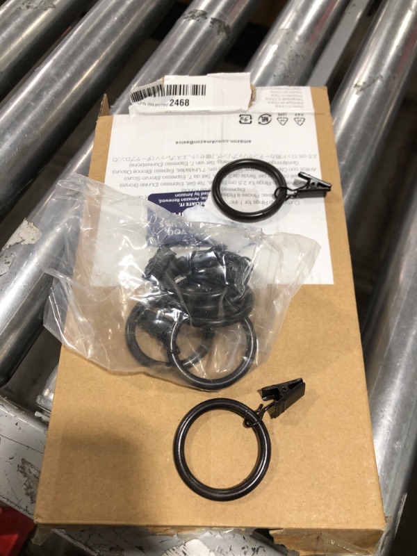 Photo 2 of amazon basic curtain clip ring 1 inch