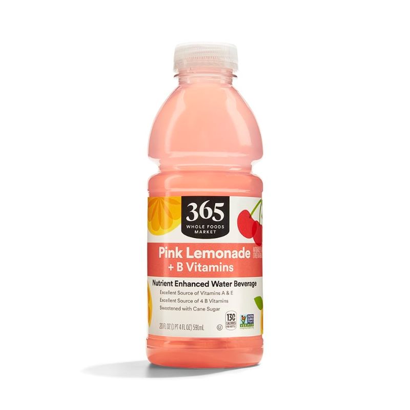 Photo 1 of 365 By Whole Foods Market, Water Nutrient Pink Lemonade B Vitamins, 20 Fl Oz - BBD 08/08/2024