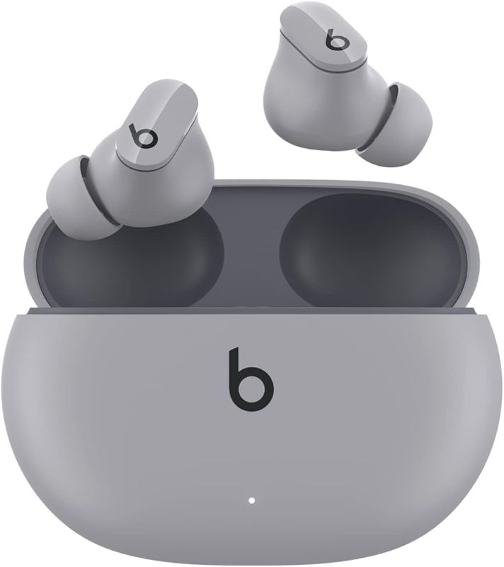 Photo 1 of NEW SEALED/ Beats Studio Buds - True Wireless Noise Cancelling Earbuds - Compatible with Apple & Android, Built-in Microphone, IPX4 Rating, Sweat Resistant Earphones, Class 1 Bluetooth Headphones - Moon Gray
