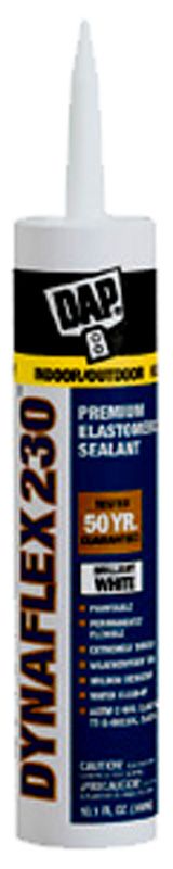 Photo 1 of Dynaflex 230 10.1 Oz. White Premium Elastomeric Exterior/Interior Window, Door and Trim Sealant
