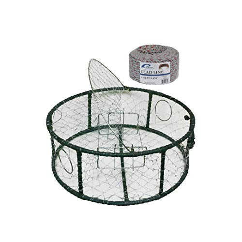 Photo 1 of Promar TR-830C1 30" Stainless Steel Crab Pot with 100' Lead Line
