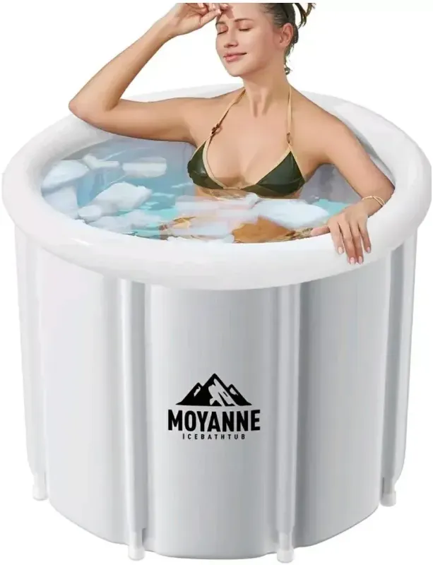 Photo 1 of Ice Bath Tub,155 Gallons Inflatable Cold Plunge Tub for Athletes' Recovery - Portable Outdoor Polar Pod Recovery Solution,39.3'' x 29.5''
