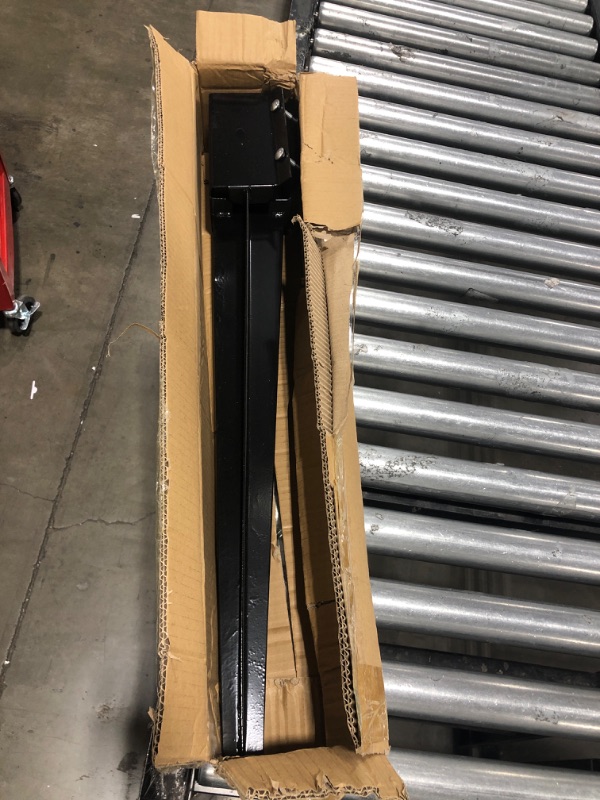 Photo 1 of Ashman Fence Post Anchor 30 Inches Tall, 3.25 x 3.25 Inches Wide, Ideal for securing Mailbox Posts, Deck Posts, Gazebo Posts, Street Lamps and More, 2 Pack Steel 1 Pack