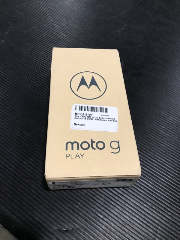 Photo 2 of Moto G Play 2023 3-Day Battery Unlocked Made for US 3/32GB 16MP Camera Navy Blue Blue Unlocked Smartphone