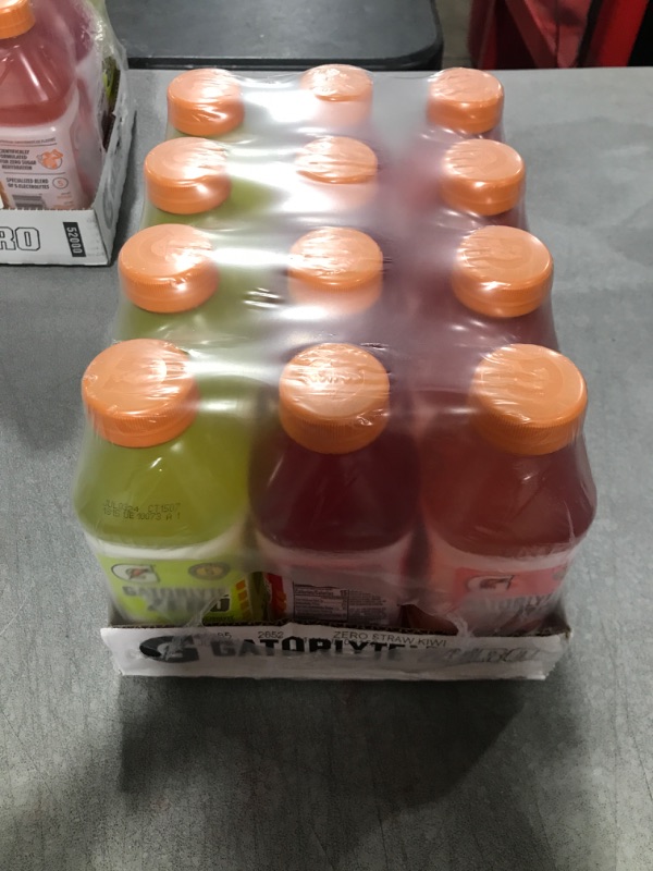 Photo 1 of Gatorlyte Rapid Rehydration Electrolyte Beverage, Variety Pack 2.0, 20 Fl Oz (Pack of 12)Best By June 11 2024
