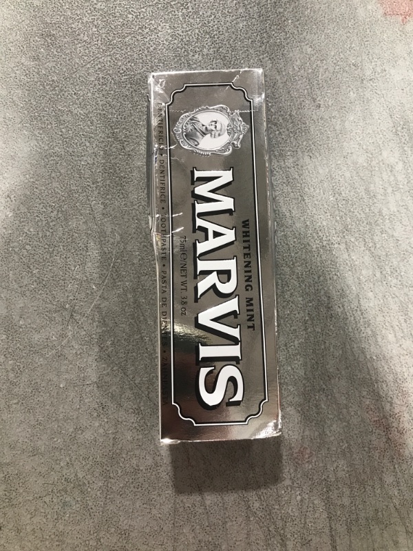 Photo 2 of Marvis Whitening Mint Toothpaste 3.8 oz and Medium Bristle Toothbrush