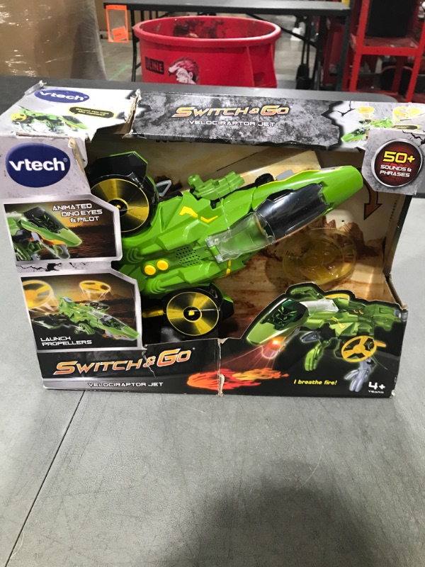 Photo 1 of VTech Switch and Go Velociraptor Jet