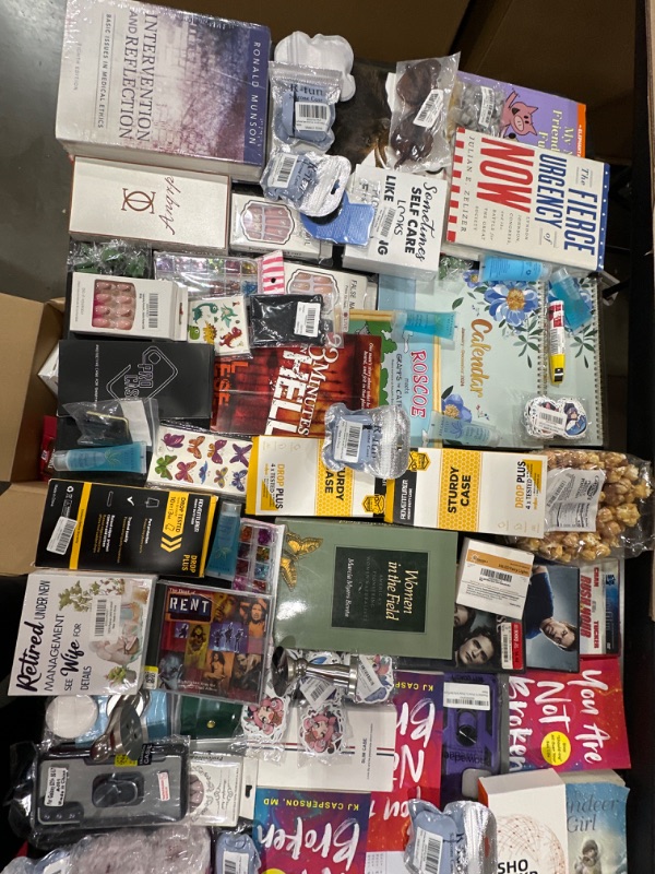 Photo 1 of box lot misc. items new and used sold as is final sale no returns 