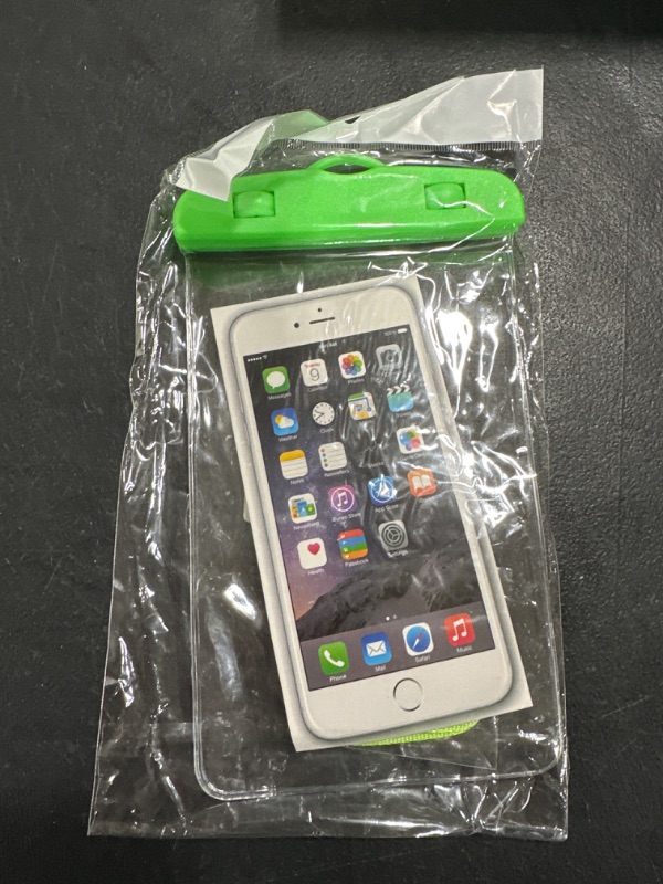 Photo 1 of Cell Phone Dry Bags new (Green)