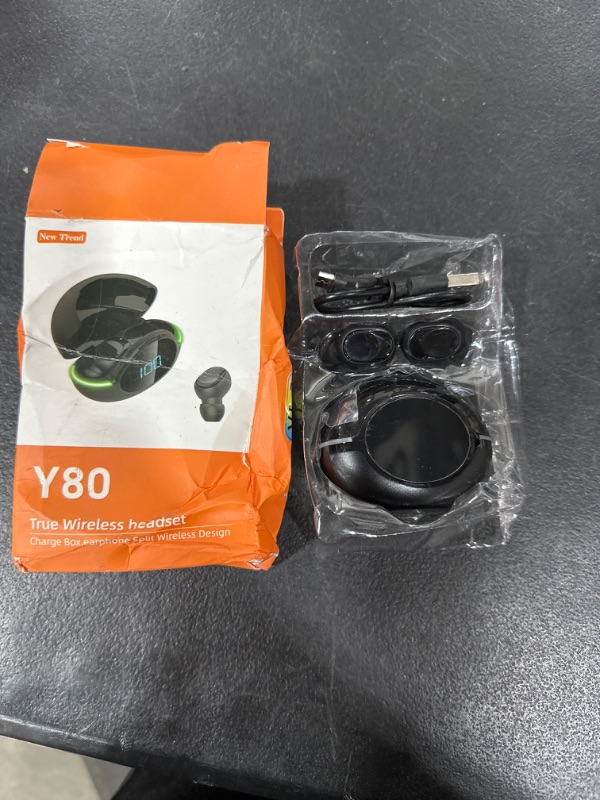 Photo 1 of 2024 Version True Wireless Bluetooth Earbuds with Charging Case Compatible with Apple & Android, Dual Connect, Built-in Microphone, Stereo Sound in-Ear Bluetooth Headphones Headset - Model 15