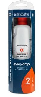 Photo 1 of EveryDrop by Whirlpool Whirlpool Refrigerator Water Filter 2, EDR2RXD1, Pack of 1 