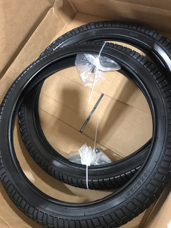 Photo 2 of 16 Inch Bike Tire and Inner Tube Fits for 16 x 1.75/1.95/2.10/2.125 Kid Bicycle, Baby Stroller, Go Jogging, Double Stroller, RoyalBaby Kids Bike Tire Tubes
