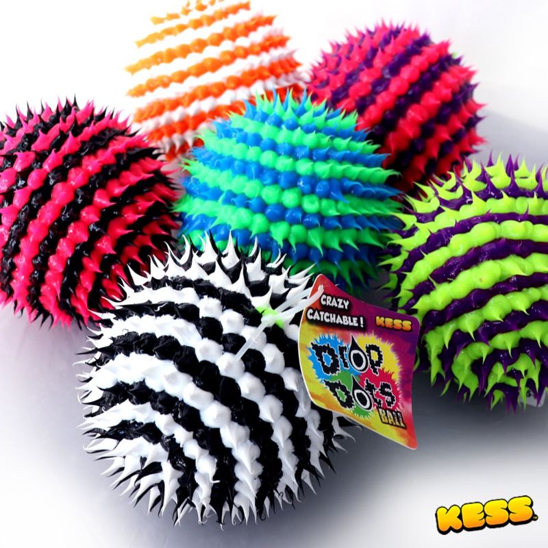 Photo 1 of Kess Bouncy Drop Dots Toy Bouncy Ball 85mm – One Ball Assorted Colors BUNDLE 
