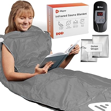 Photo 1 of LifePro Sauna Blanket for Detoxification - Portable Far Infrared Sauna for Home Detox Calm Your Body and Mind
