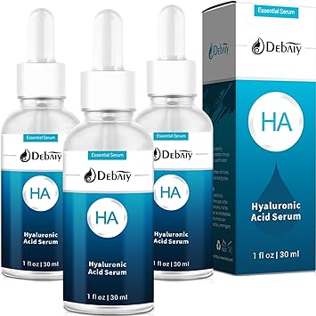 Photo 1 of DEBAIY 3 Pack Hyaluronic Acid Serum for Face Moisturizing Anti-Aging Serum -(1fl.oz|30ml)
