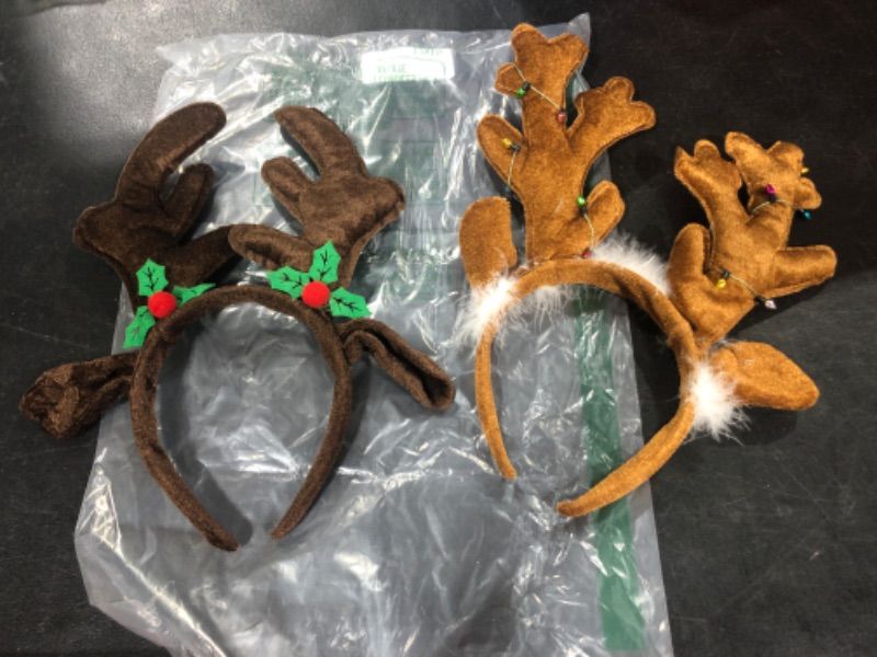 Photo 1 of 2PCS REINDEER HEADBAND