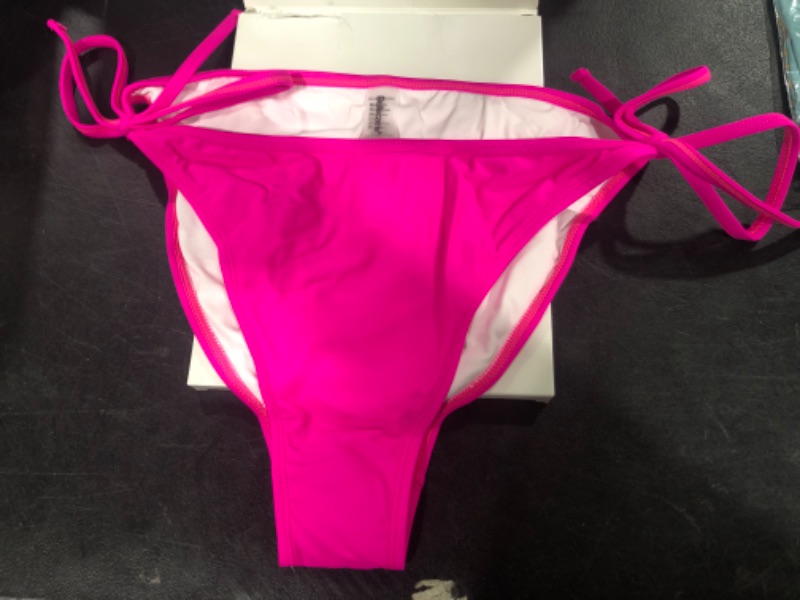 Photo 1 of Bellecarrie Women's Cheeky Brazilian Bikini Bottoms Tie Side Swim Bottom SIZE 2XL 