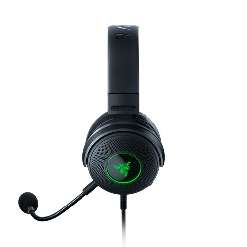 Photo 1 of Razer Kraken V3 HyperSense - Wired USB Gaming Headset with Haptic Technology - Razer TriForce Titanium 50mm Drivers - THX Spatial Audio - Powered by R