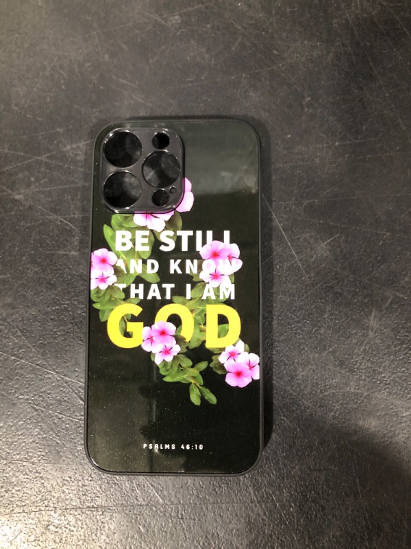 Photo 1 of 14 PRO MAX  IPHONE CASE PSALMS 46:10
BE STILL AND KNOW THAT I AM GOD 