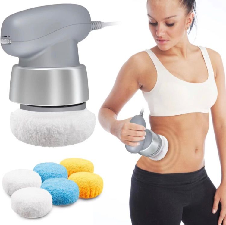 Photo 1 of  Handheld Cellulite Massager, Body Sculpting Machine with 6 Skin Friendly Washable Pads, Lymphatic Drainage Massager for Stomach Belly Legs Butt Arms 