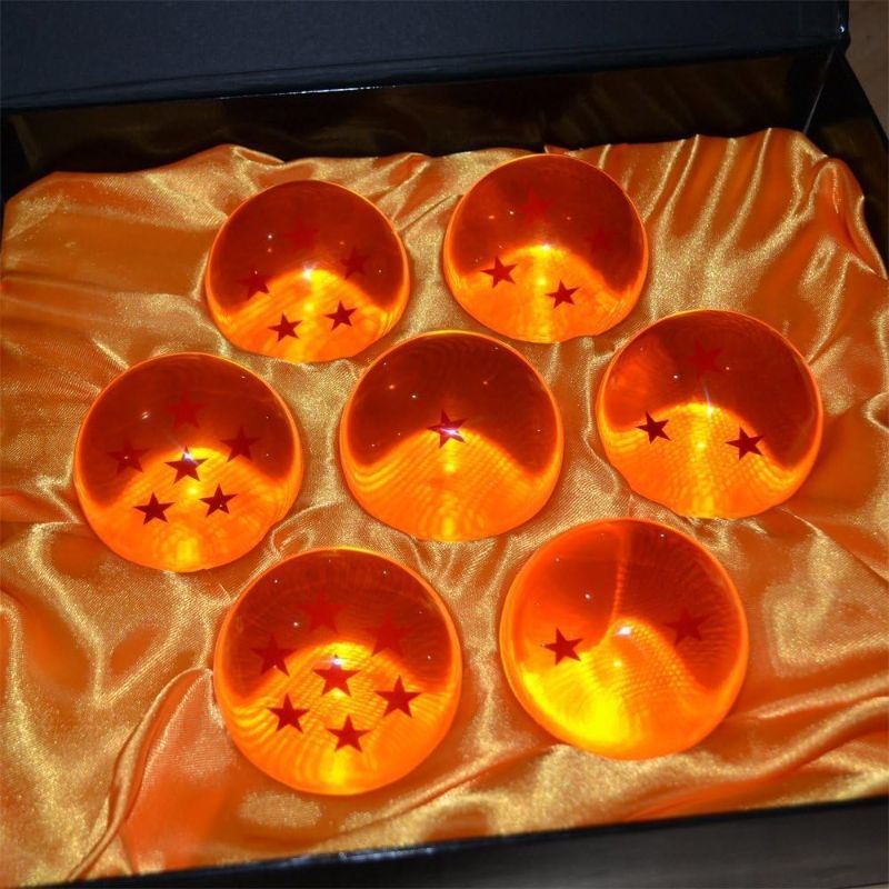 Photo 1 of Large Crystal Acrylic Resin Glass Ball with Gift Box Dragon Transparent Play Balls